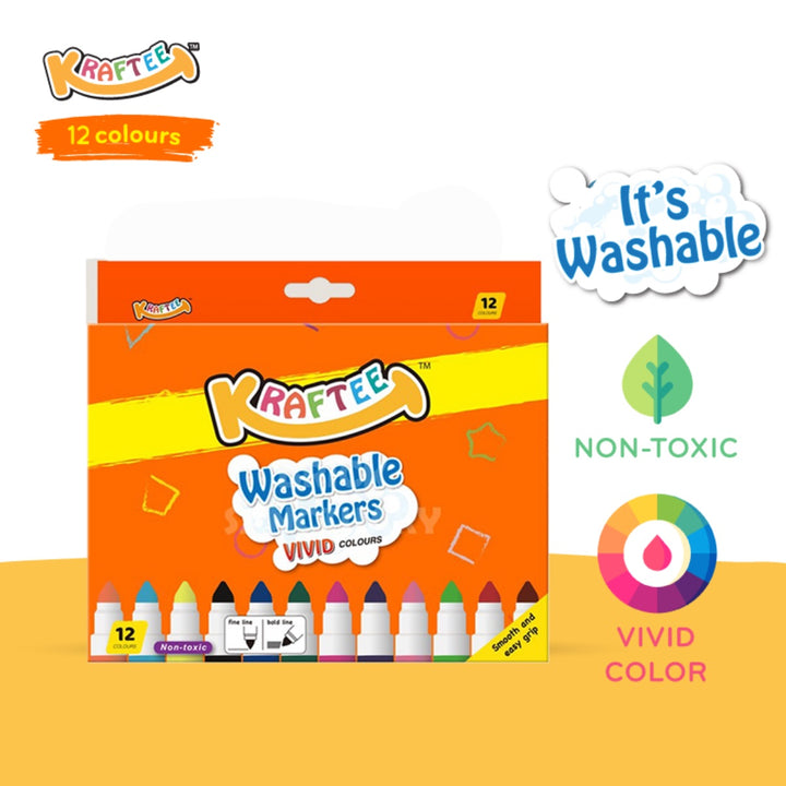 Kraftee Washable Markers