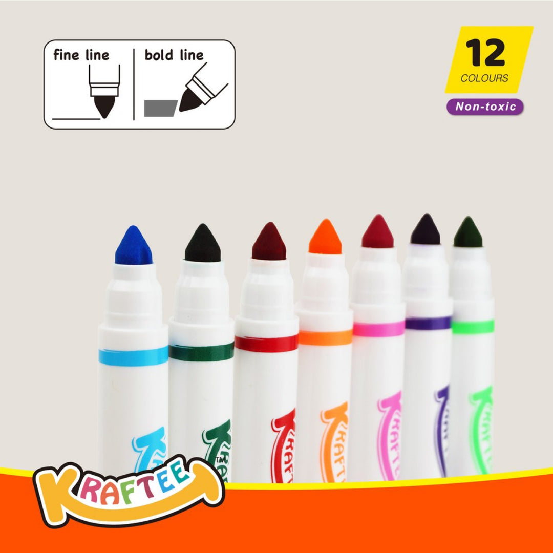 Kraftee Washable Markers