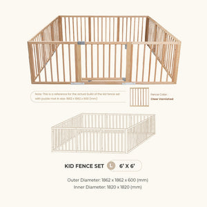 Papazo Budding Dream Kid Fence Set