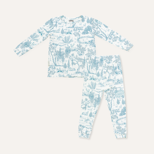 Cosoco Kids Estate Pajamas - Estate Blue
