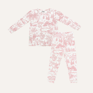 Cosoco Kids Estate Pajamas - Estate Pink