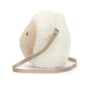 Jellycat Little Lamb Bag side view