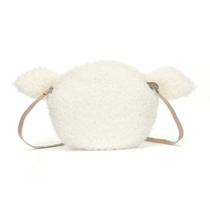 Jellycat Little Lamb Bag webbed strap detail