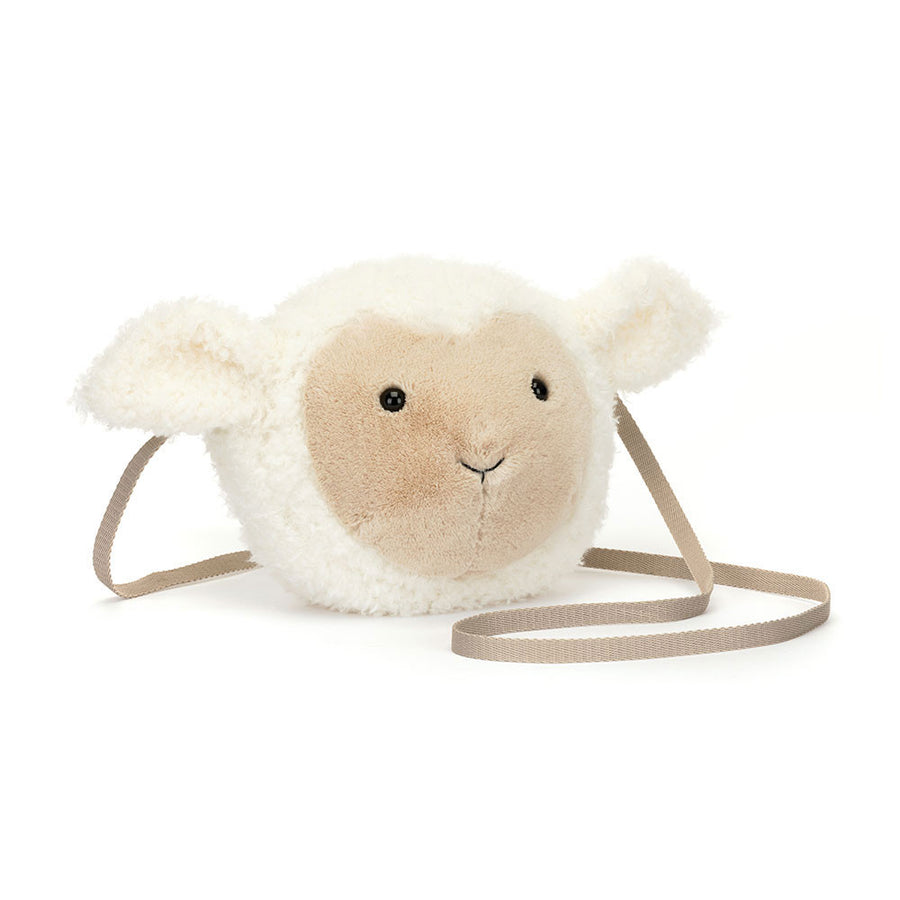 Jellycat Little Lamb Bag, front view