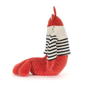Jellycat Larry Lobster Sailor Outfit claws detail