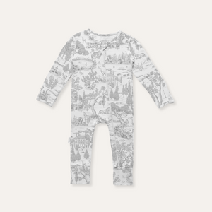 Cosoco Kids Estate Sleepsuit - Estate Grey