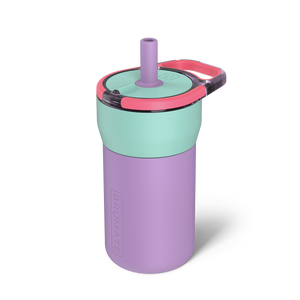 BruMate Leap 12oz kids straw tumbler in Stardust