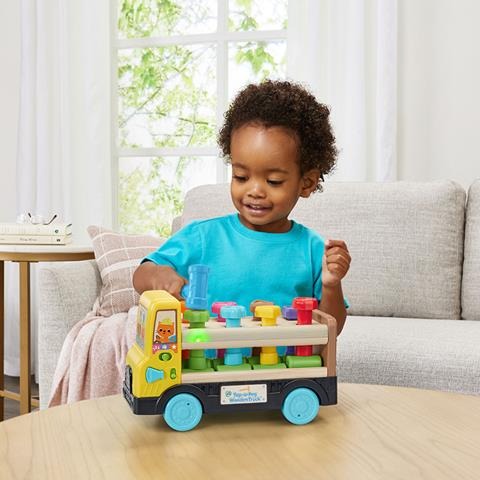 LeapFrog TAP-A-PEG Wooden Truck