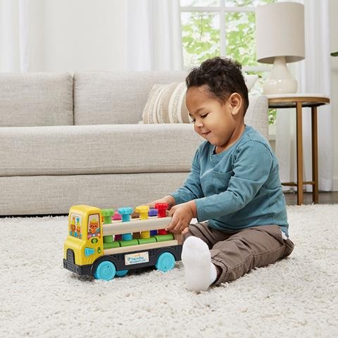 LeapFrog TAP-A-PEG Wooden Truck