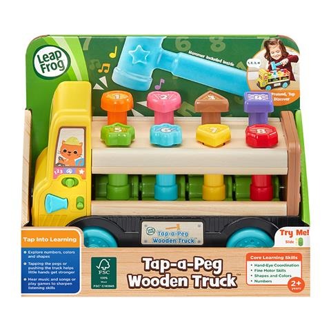 LeapFrog TAP-A-PEG Wooden Truck