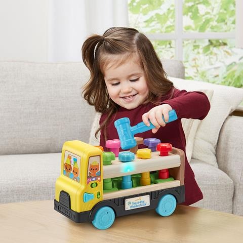 LeapFrog TAP-A-PEG Wooden Truck