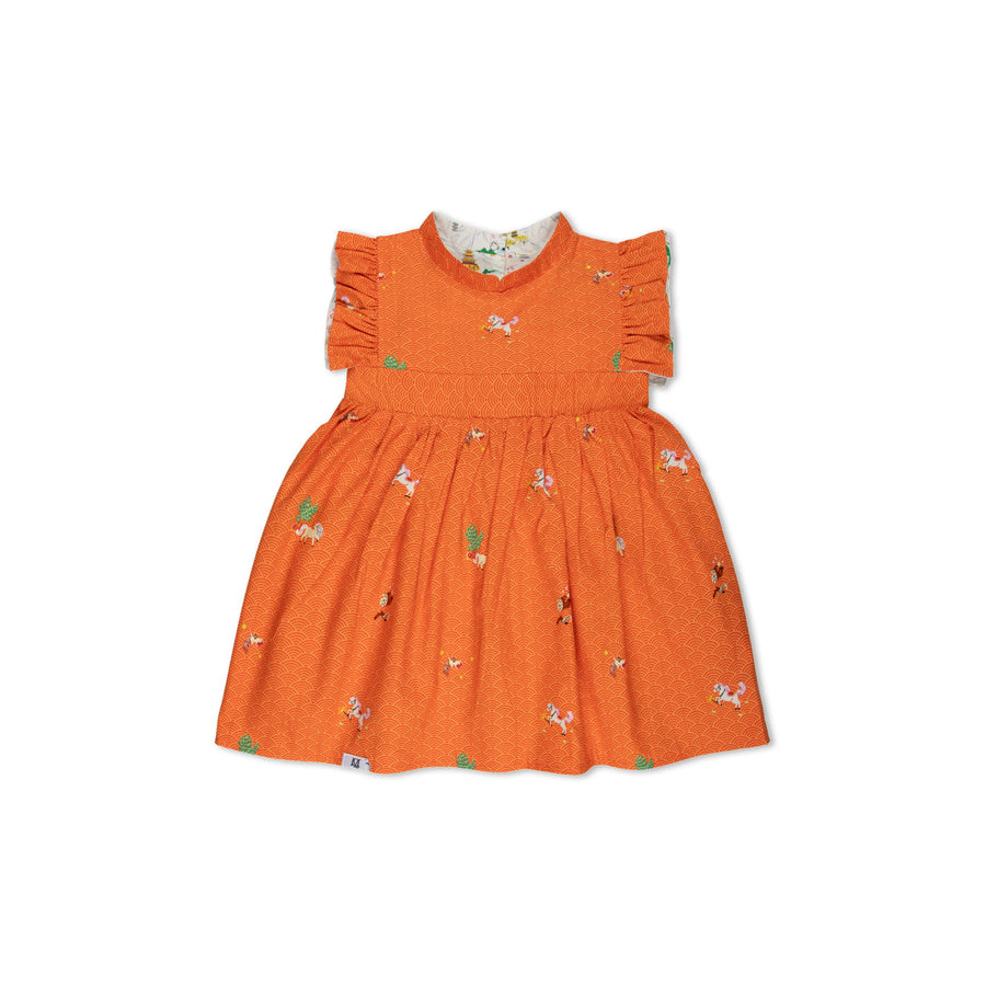 Maison Q Little Cavalry Reversible Flared Sleeves Cheongsam, Little Cavalry side