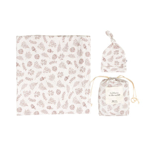 KAYS + KINS Bamboo Luxe Swaddle Set - Botanical Breeze