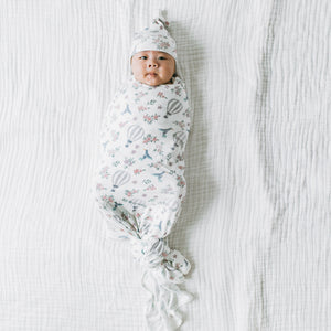 KAYS + KINS Bamboo Luxe Swaddle Set - Dreamy Voyage