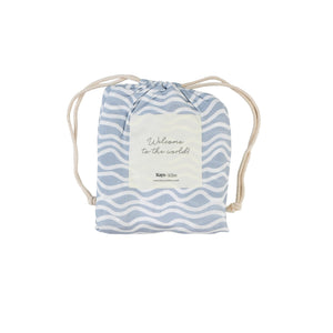 KAYS + KINS Bamboo Luxe Swaddle Set - Waves