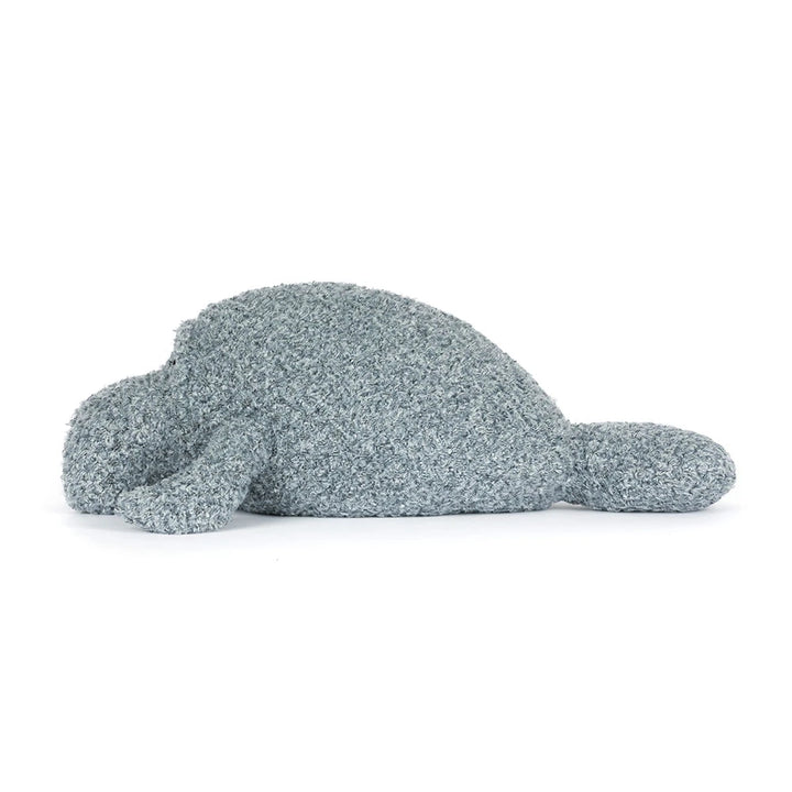 Jellycat Maffles Manatee pale belly and flippers