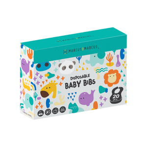 Marcus & Marcus disposable baby bibs, 20 pieces, Ollie & Pebble