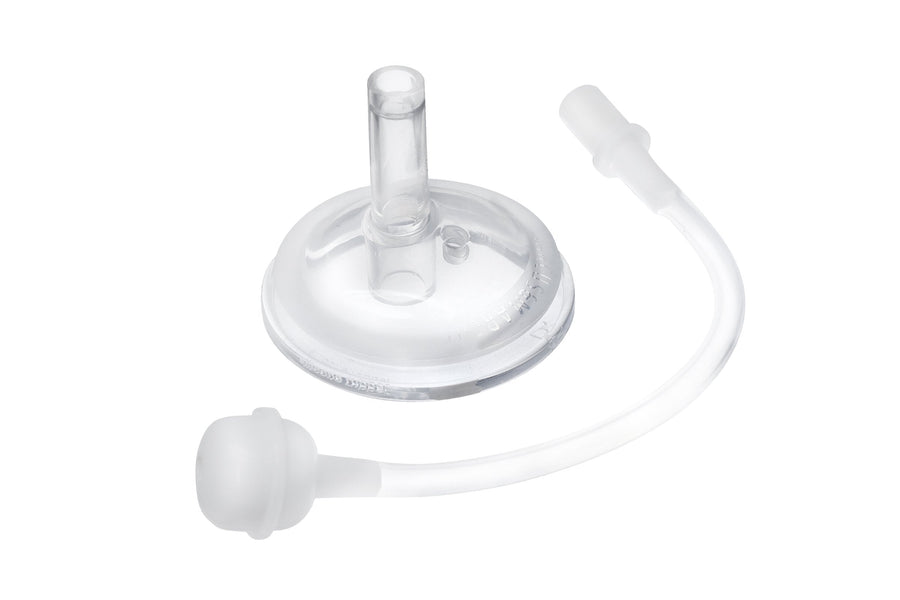Marcus & Marcus Weighted Silicone Straw Set with spill-proof mouthpiece