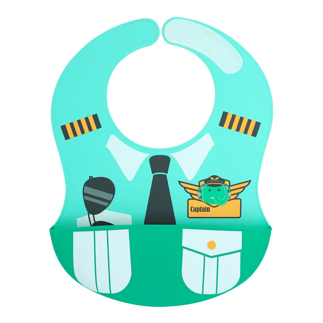 Marcus & Marcus Wide Coverage Silicone Bib