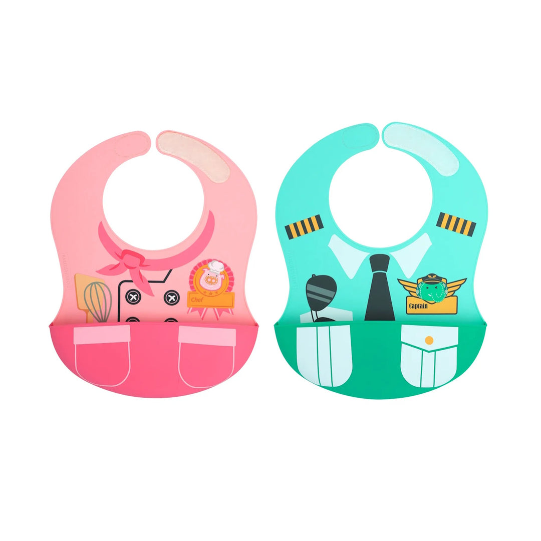 Marcus & Marcus Wide Coverage Silicone Bib