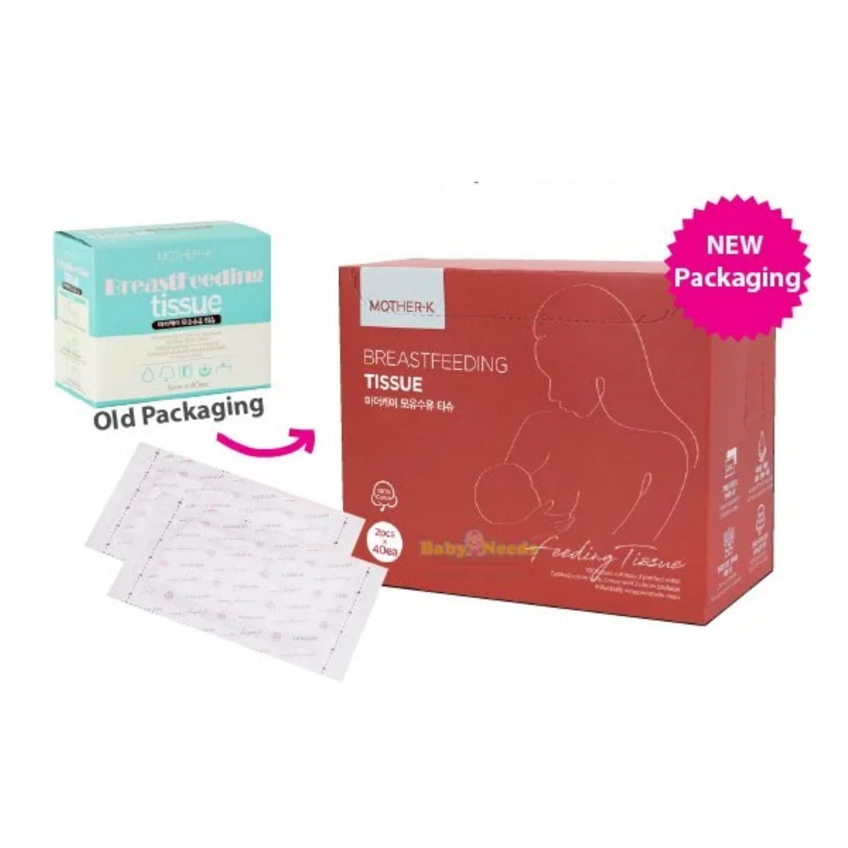 MOTHERK Ultra Breastfeeding Tissue
