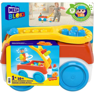 Fisher-Price Mega Blok Build n Spin Wagon