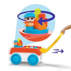 Fisher-Price Mega Blok Build n Spin Wagon