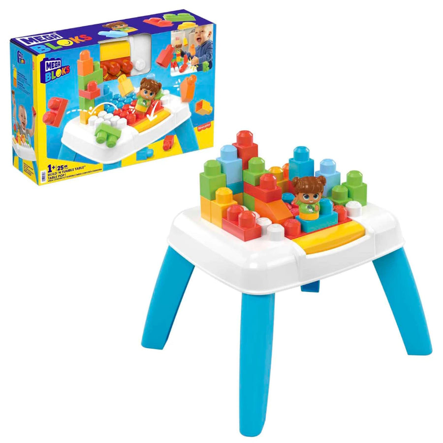Fisher-Price Mega Blok Build n Topple Table