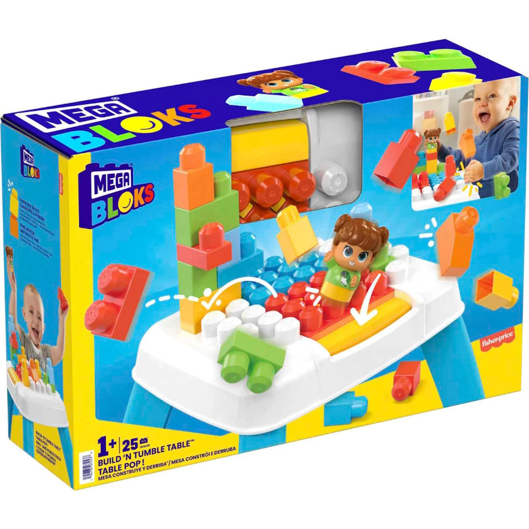 Fisher-Price Mega Blok Build n Topple Table