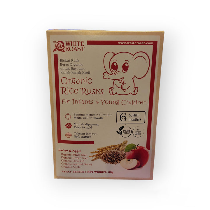 White Roast Organic Brown Rice Stick 30g