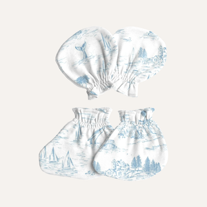 Cosoco Kids Mittens & Booties - Coastal Blue