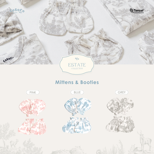 Cosoco Kids Estate Mittens & Booties - Estate Pink