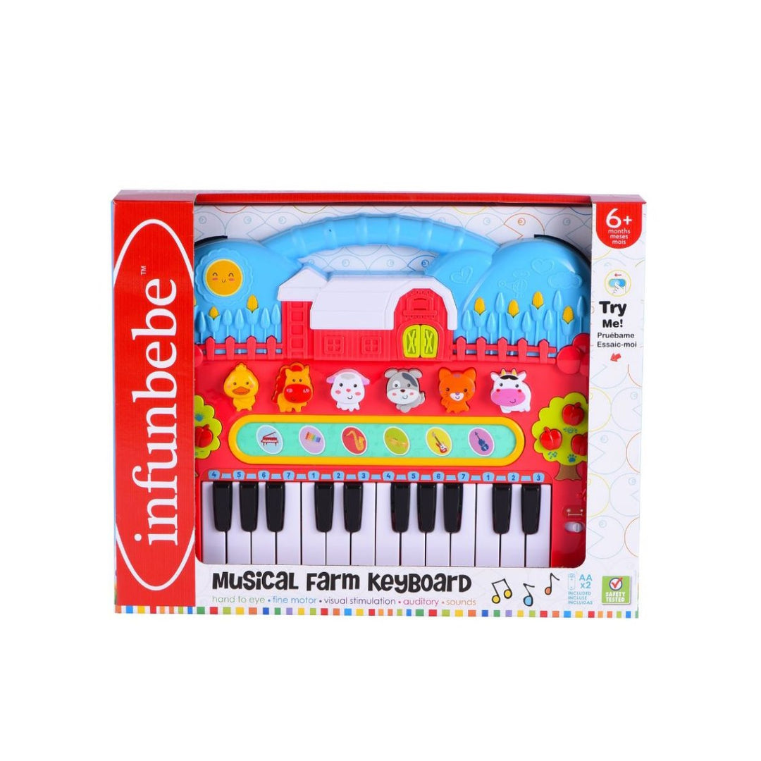 Infunbebe Musical Farm Keyboard