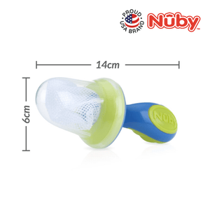 Nuby Nibbler measurements, 14cm long by 6cm across