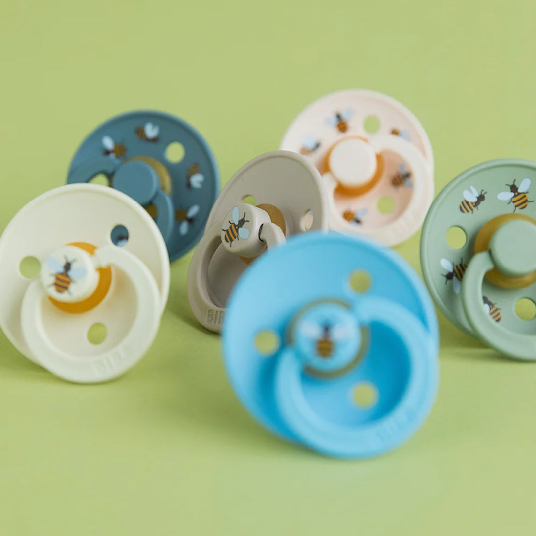 BIBS 2 Pack Studio Collection Colour Latex Pacifier