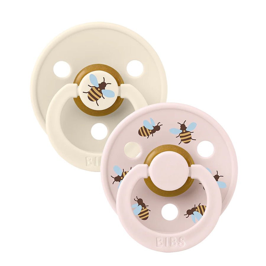 BIBS 2 Pack Studio Collection Colour Latex Pacifier