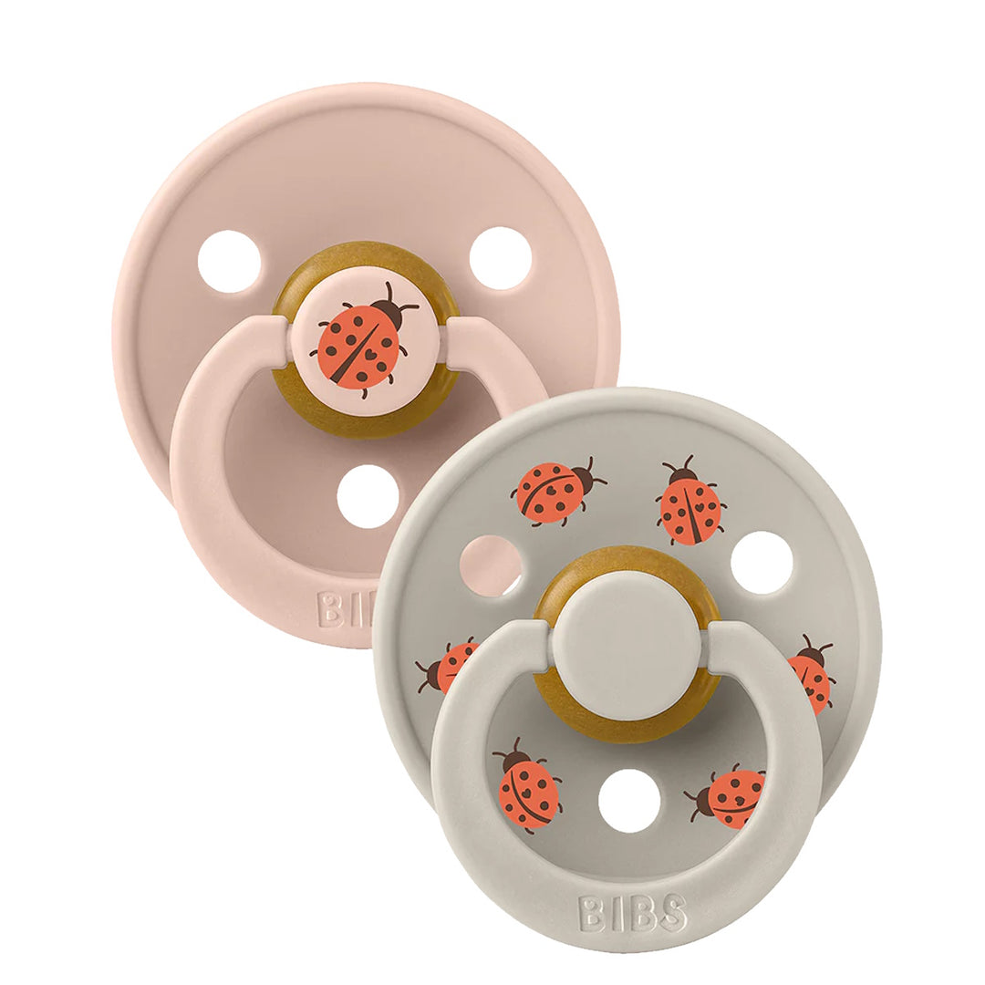 BIBS 2 Pack Studio Collection Colour Latex Pacifier