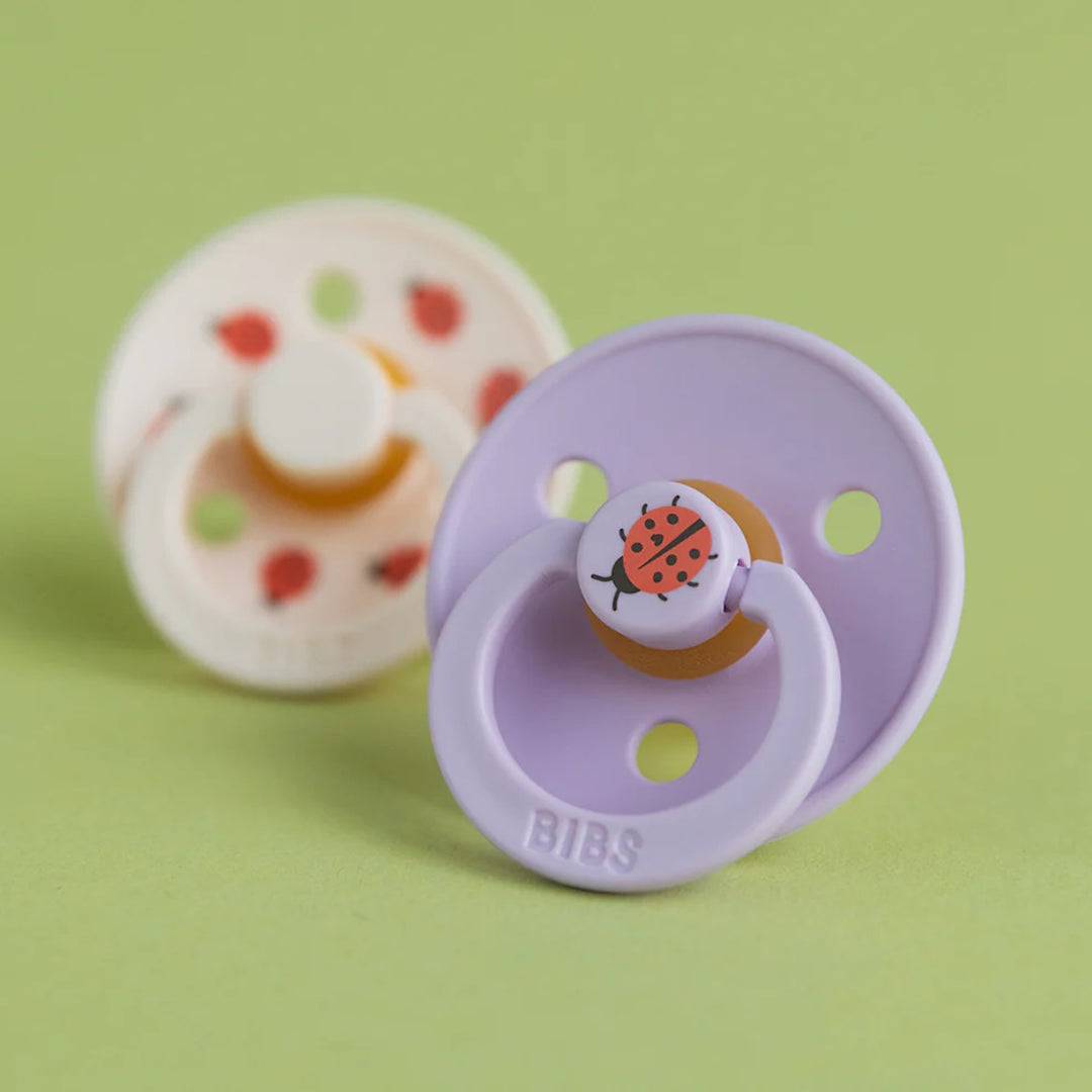 BIBS 2 Pack Studio Collection Colour Latex Pacifier