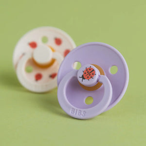 BIBS 2 Pack Studio Collection Colour Latex Pacifier
