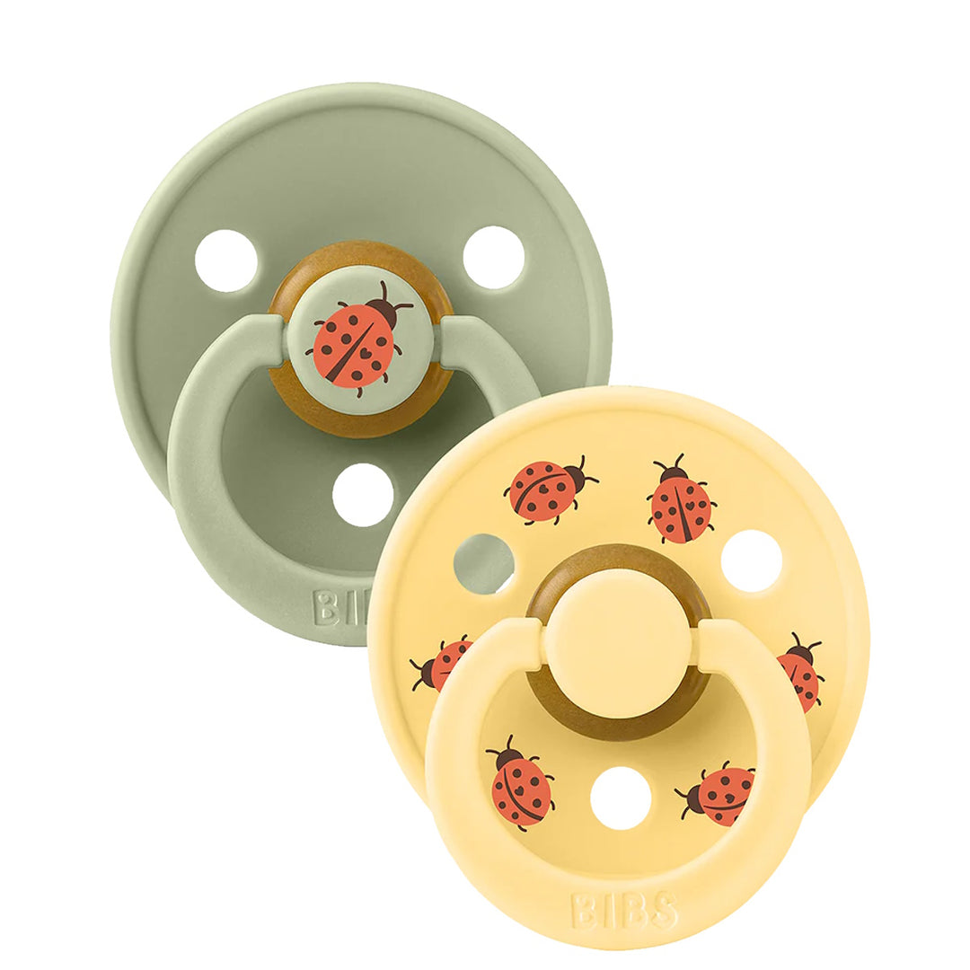 BIBS 2 Pack Studio Collection Colour Latex Pacifier