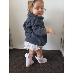 Akarana Baby Winged Socks Pink
