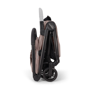 Nuna VIAA cabn Stroller in Calla - folded, side