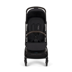 Nuna VIAA cabn Stroller in Caviar - front view