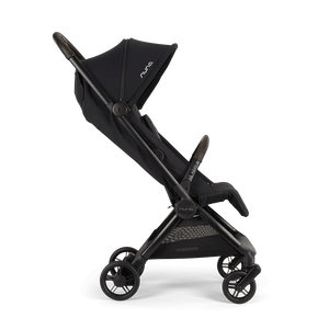 Nuna VIAA cabn Stroller in Caviar - side view