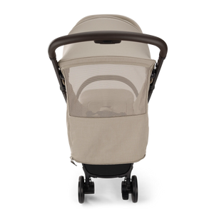 Nuna VIAA cabn Stroller in Chateau - rear canopy ventilation