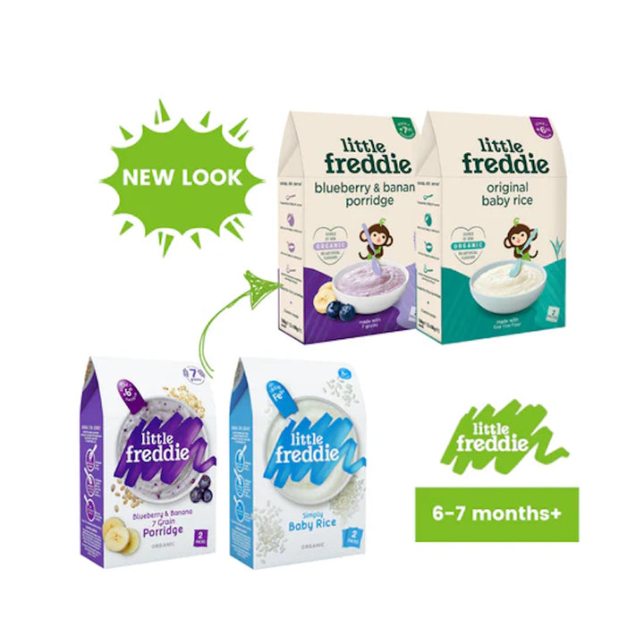 Little Freddie Simply Baby Rice (Tent Box) 2 X 80g (6m+)