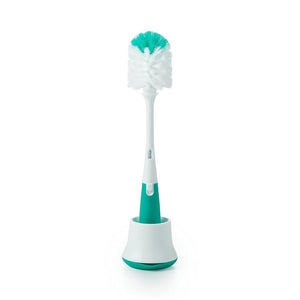 OXO Tot Bottle Brush with Detail Cleaner and Stand, Teal