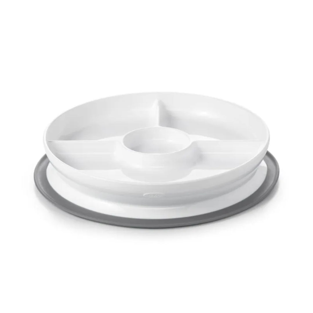 OXO Tot Stick & Stay Suction Divided Plate