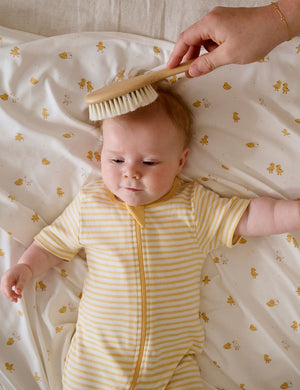 Purebaby Goat Hair Brush with beechwood handle