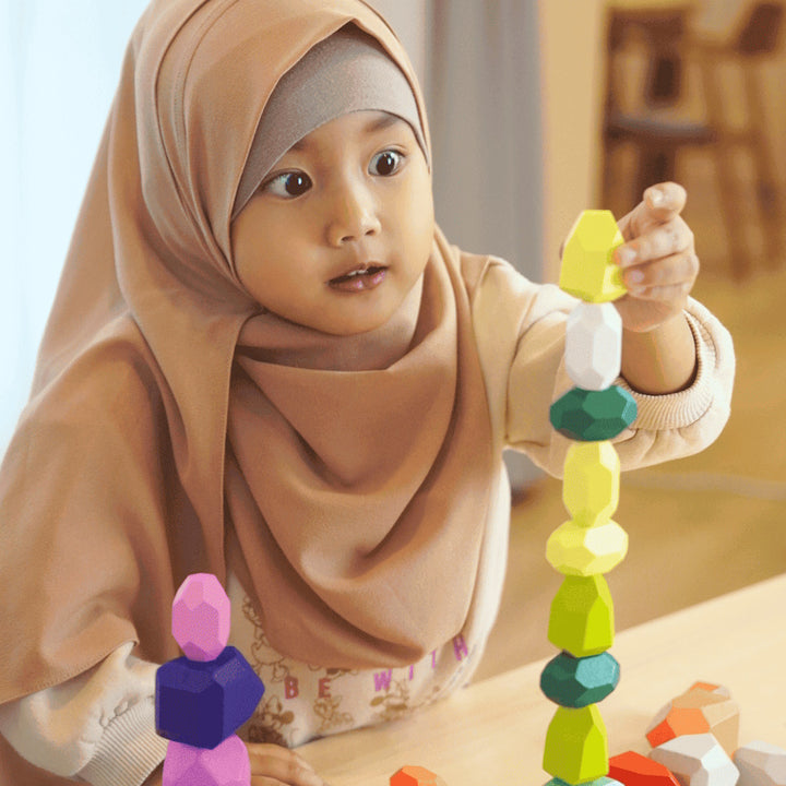 Pure Days Colourful Stacking Stones